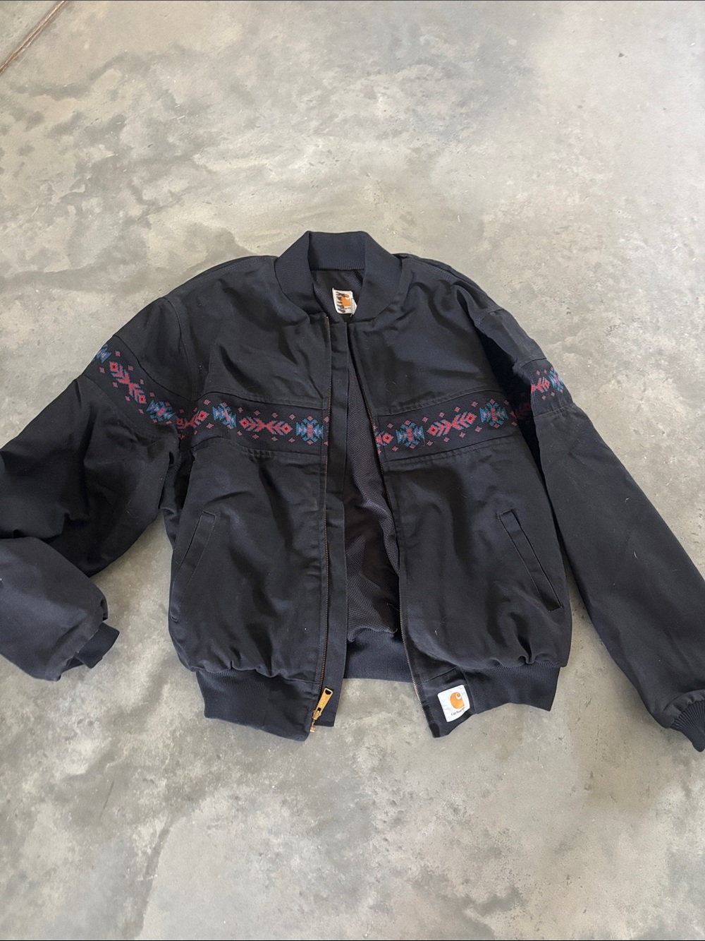 Vintage Carhartt western Aztec jacket coat
